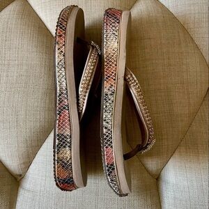 Women's Tan Volatile Embellished Sandals